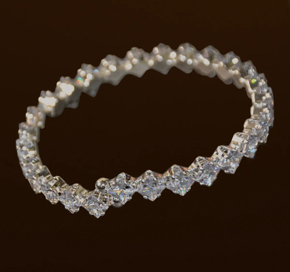 The Crystal Prism Bangle