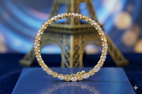 The Marquise Adjustable Eternity Cuff (Bangel)