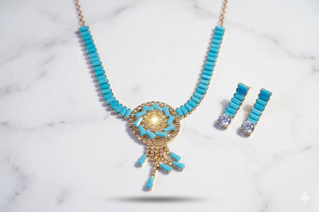 The Turquoise Sunburst Gala Set