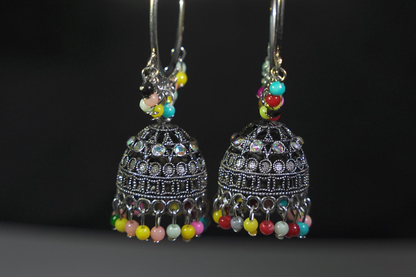 The Silver Gajra Jhumka