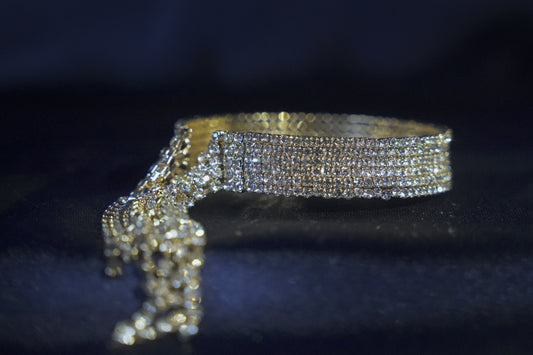 The Cascade Crystal Bangel(Pair)