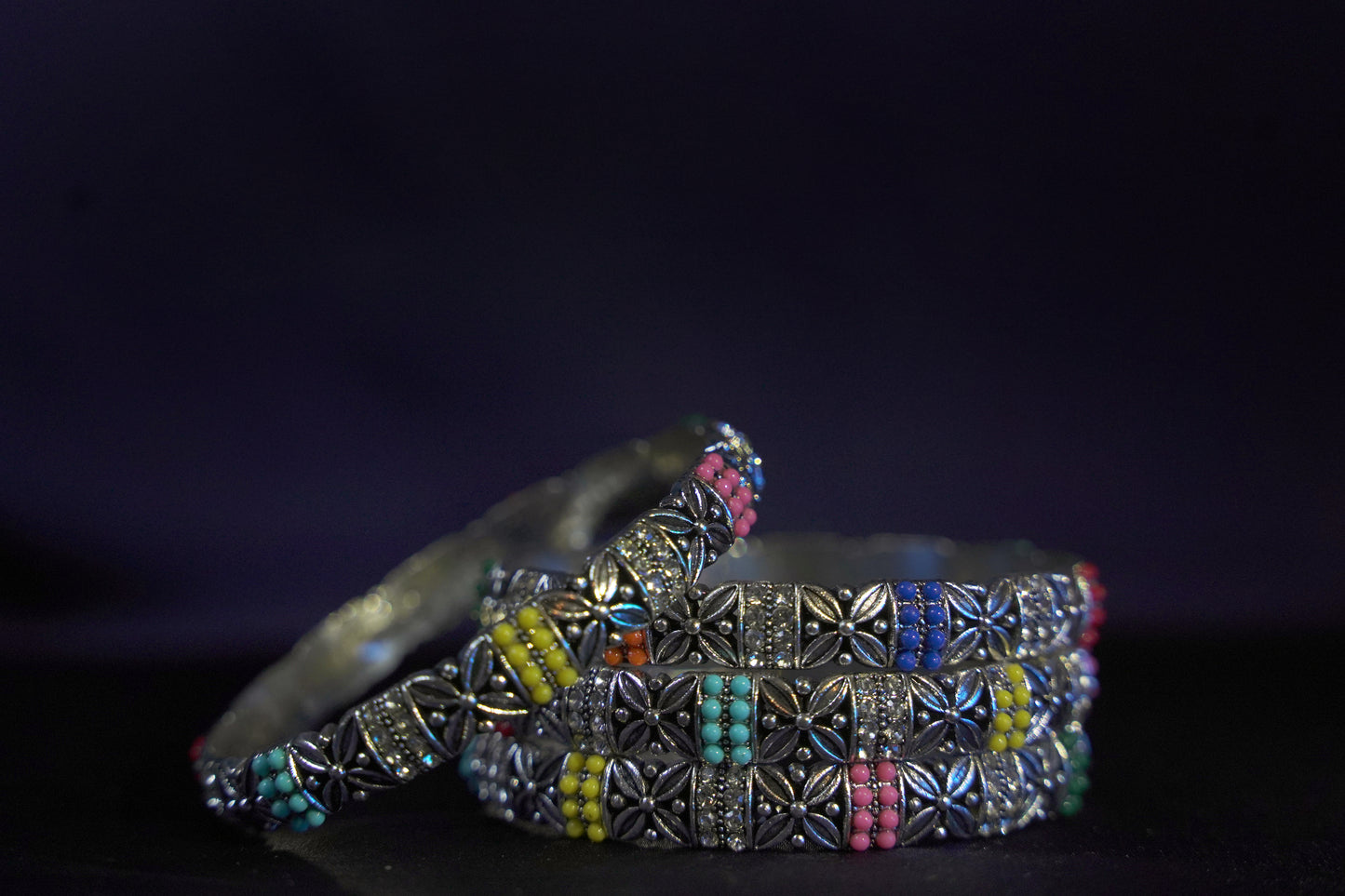 The Mosaic Bloom Bangles