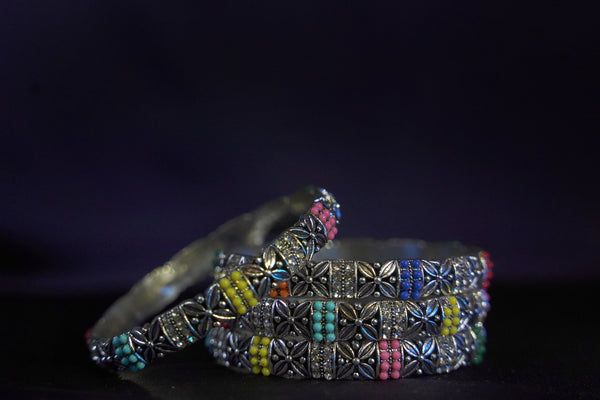 The Mosaic Bloom Bangles