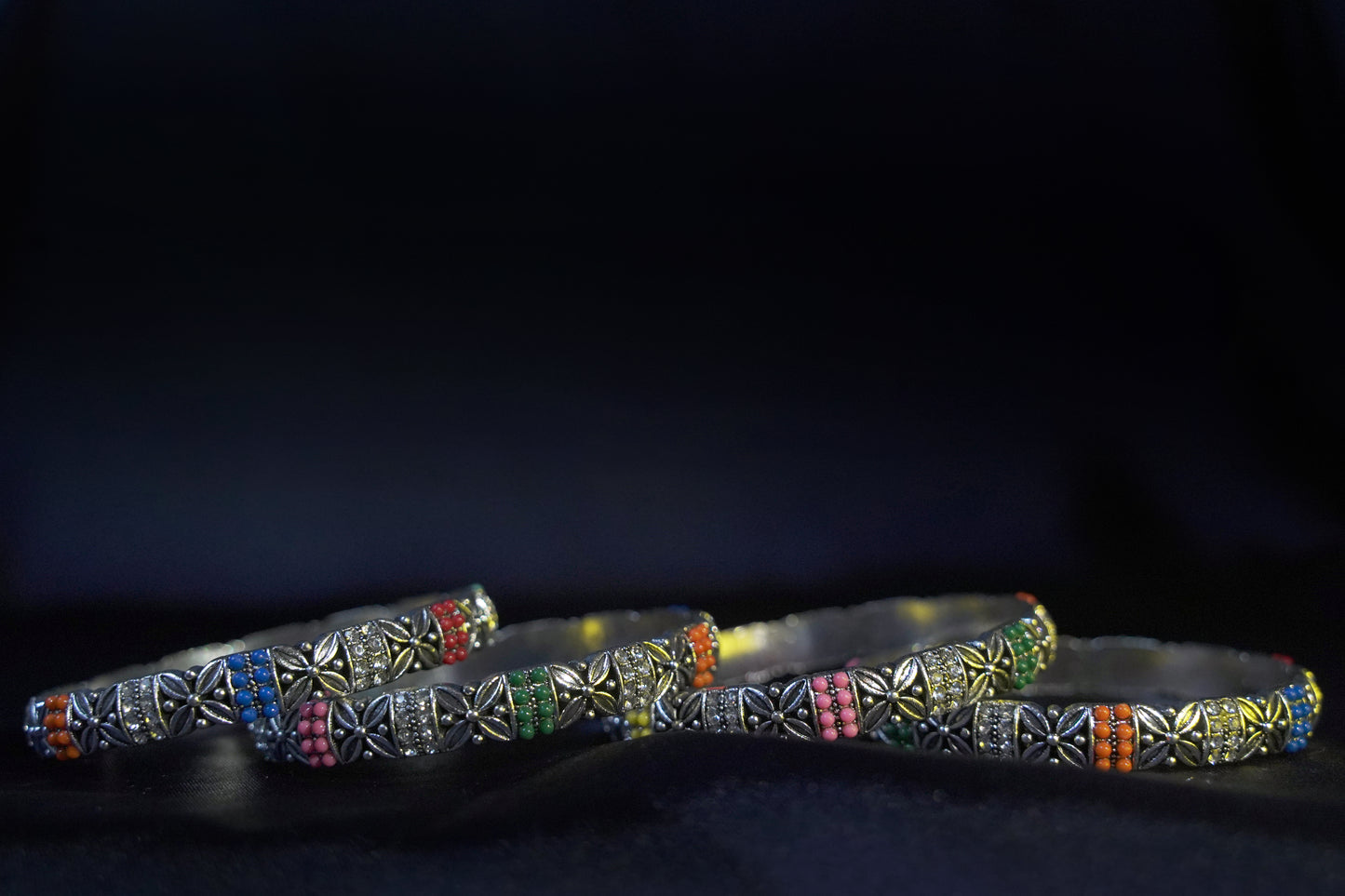 The Mosaic Bloom Bangles