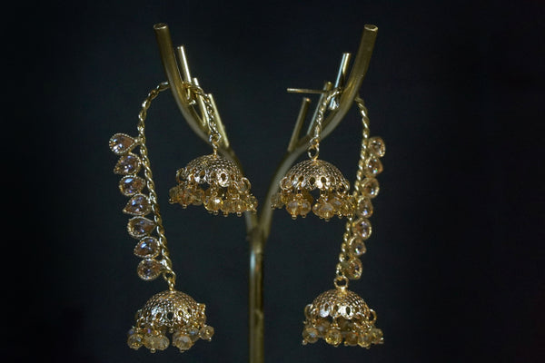 The Amber Sahare Jhumkas