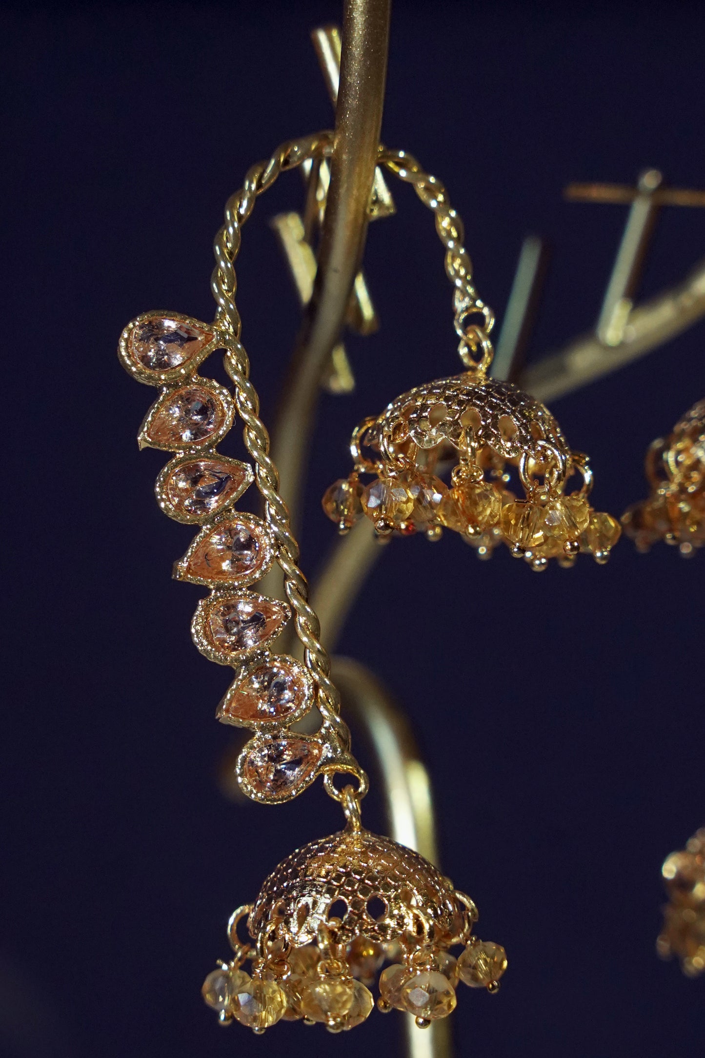 The Amber Sahare Jhumkas