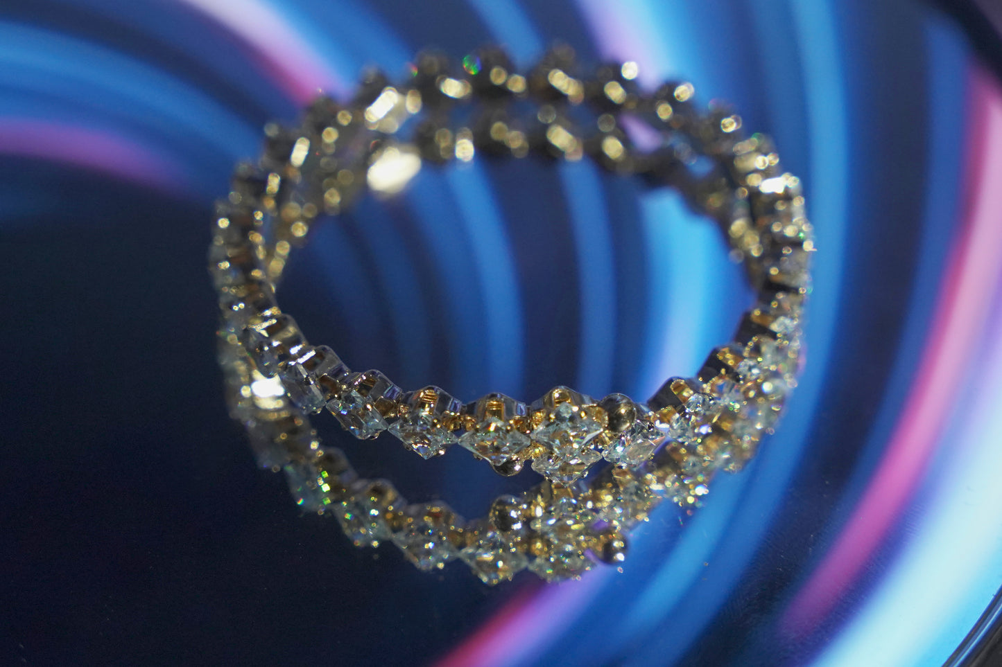The Crystal Prism Bangle